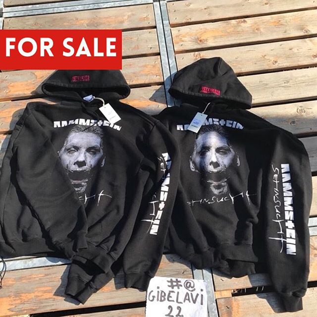 vetements rammstein hoodie