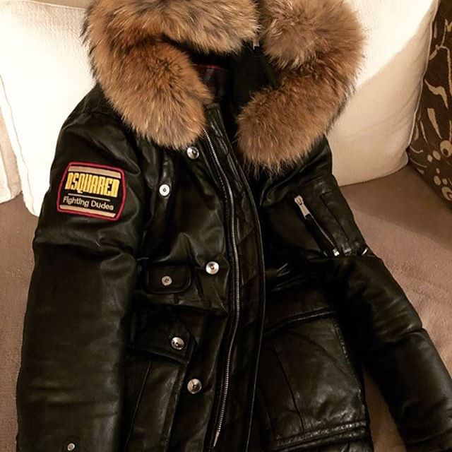 dsquared fighting dudes parka