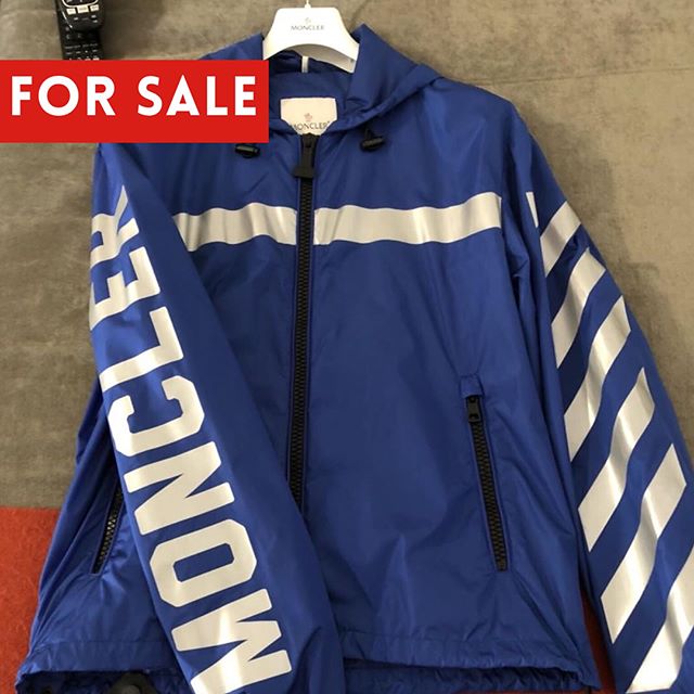 moncler off white windbreaker