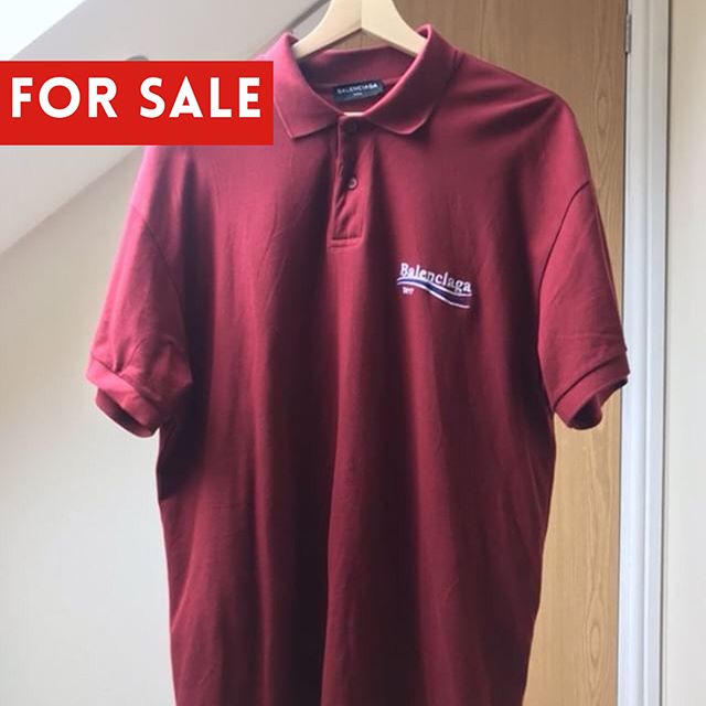 balenciaga polo t shirt