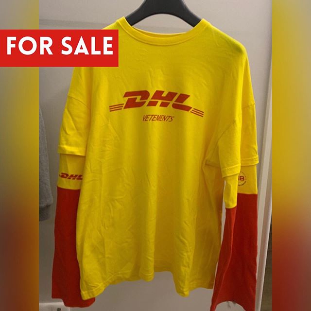 dhl vetements hoodie