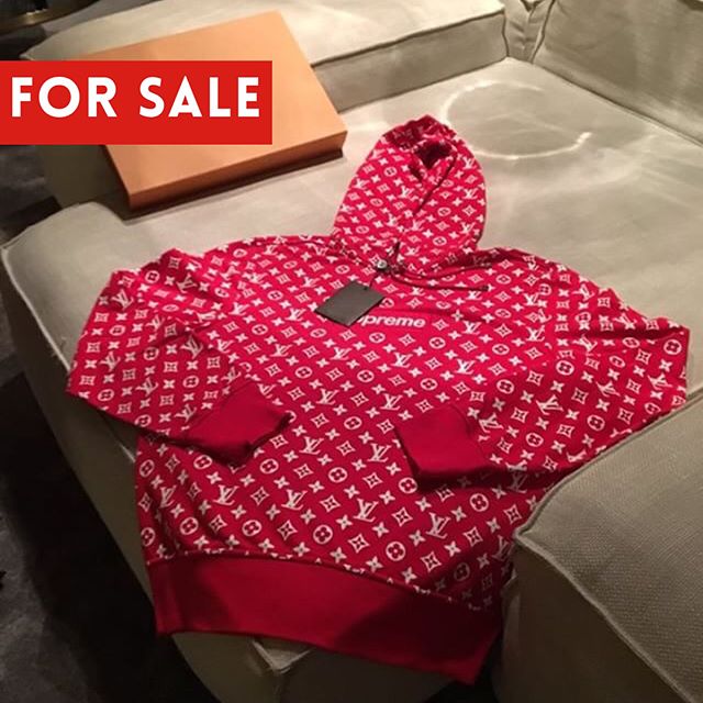supreme louis vuitton hoodie for sale