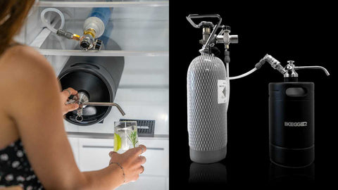 gas bulb and bottle options for beer growlers