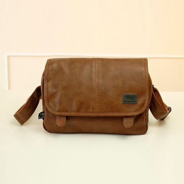 Men's Leather Crossbody Messenger Bag | Accessories | ALH Enterprises ...