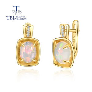 Ethiopia Natural Opal Earrings - TeresaCollections - Natural Opal Earrings