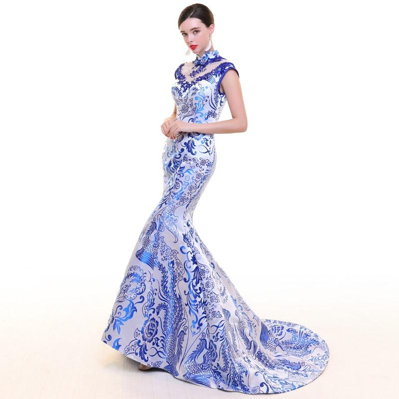 qipao evening gown