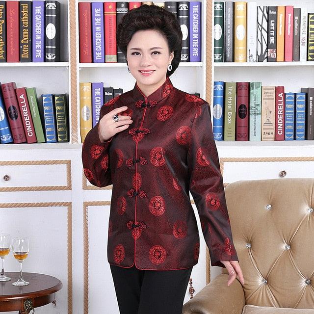 TeresaCollections - Traditional Men Chinese Cheongsam Pattern Suit Jacket