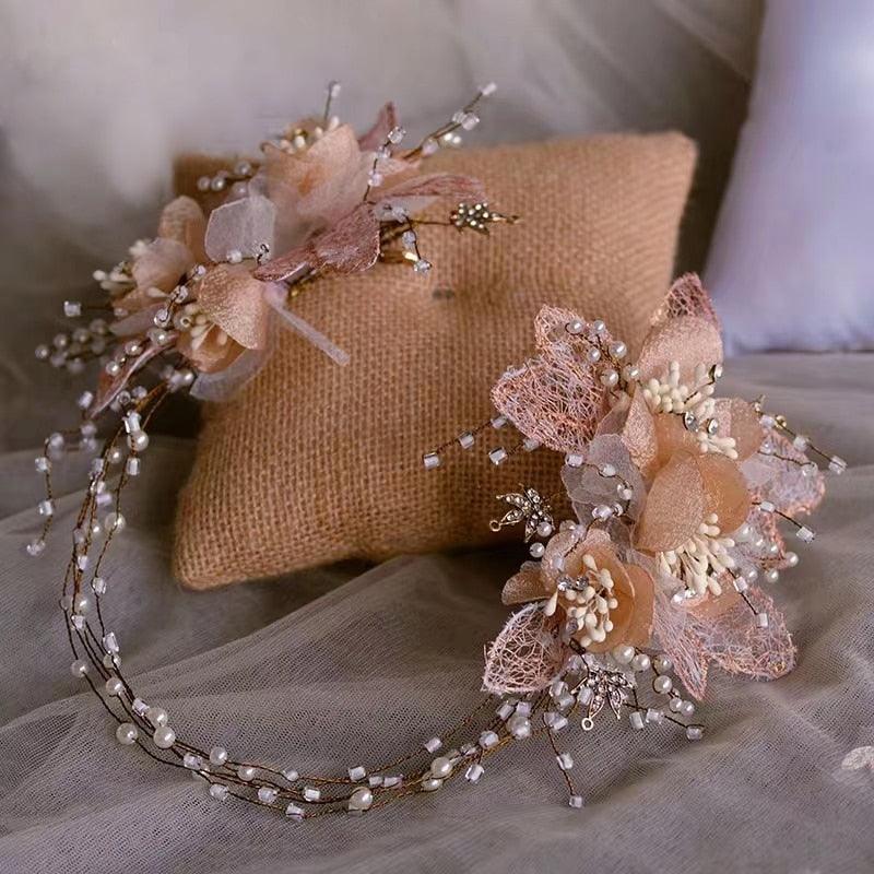 Royal Flower Evening Head Wear Wedding Hair Accessory