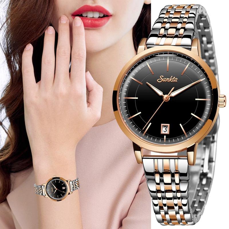 Quartz Waterproof Women's Wristwatch