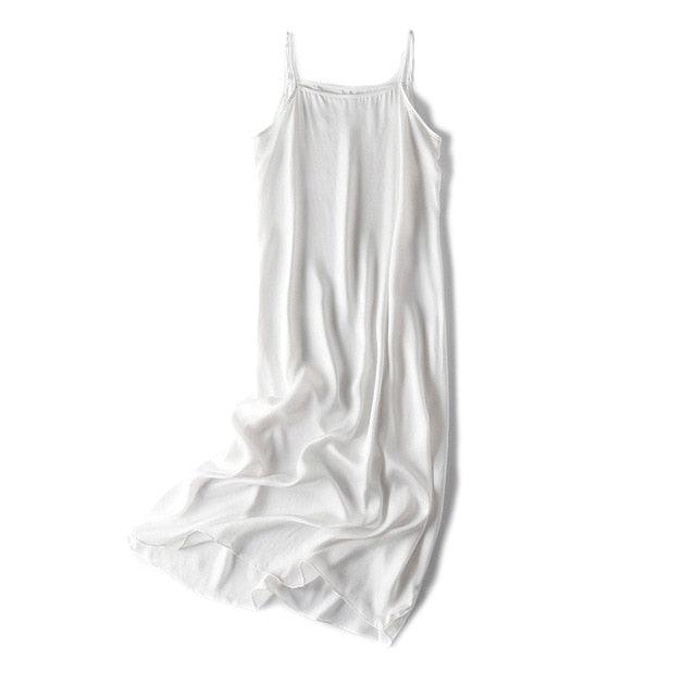 Spaghetti Strap Calf-Length Nightgown