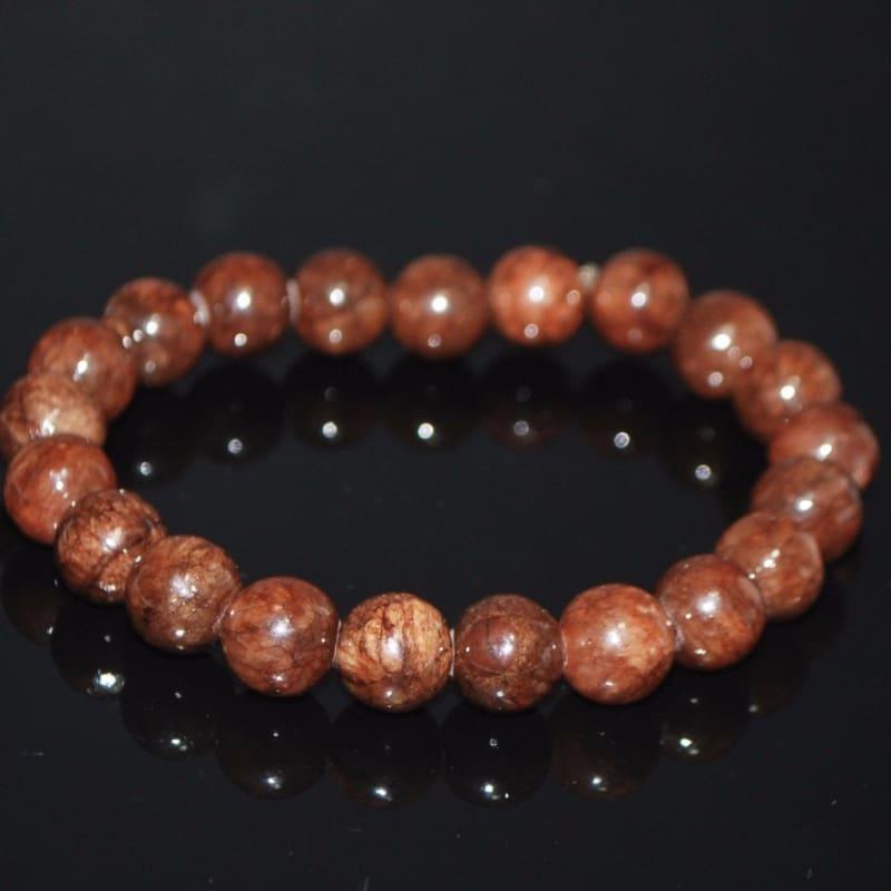 brown jade bracelet