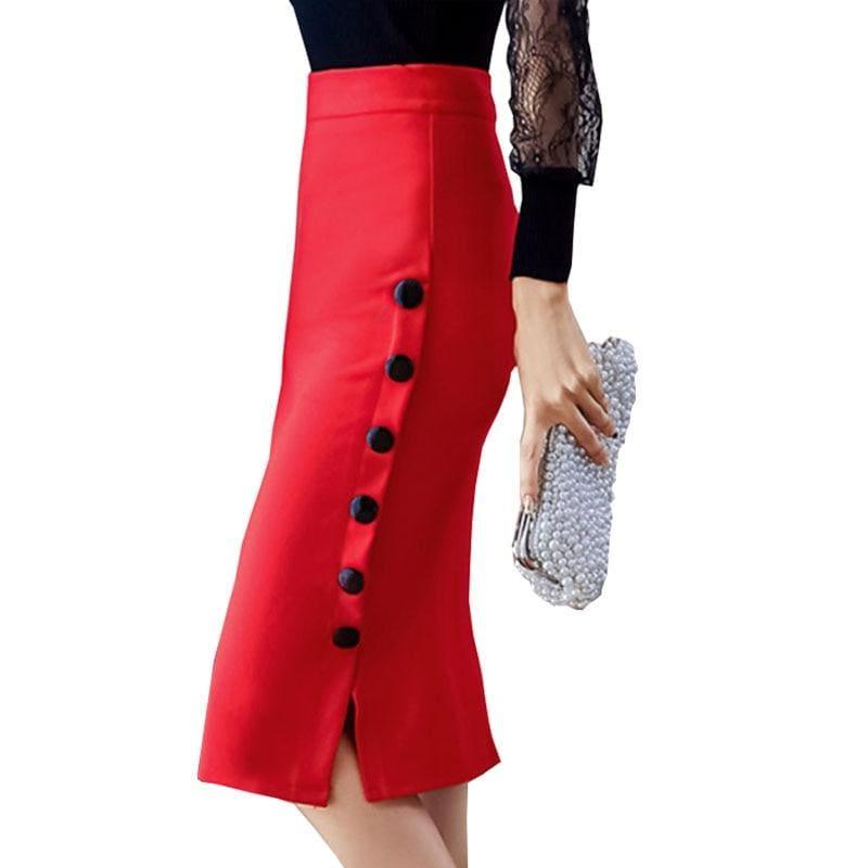 Elegant Office Wear  Pencil Skirt