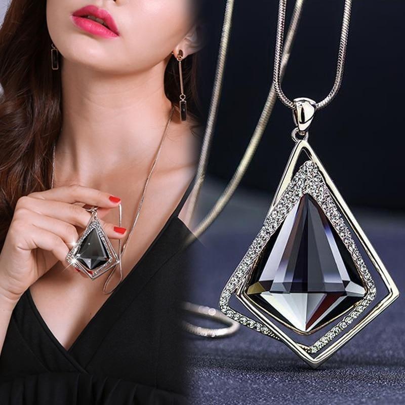 Geometric Statement Long Necklaces & Pendants