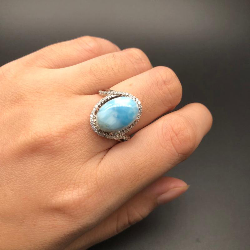 Natural Gemstone 925 Sterling Silver Ring