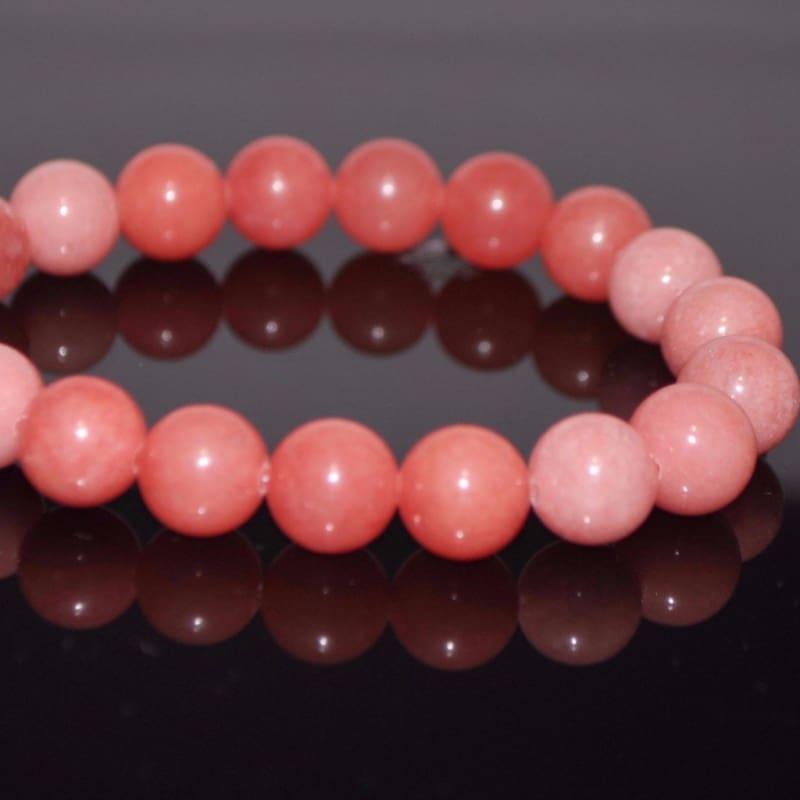 Pink Morganite Agate Gemstone Bracelets