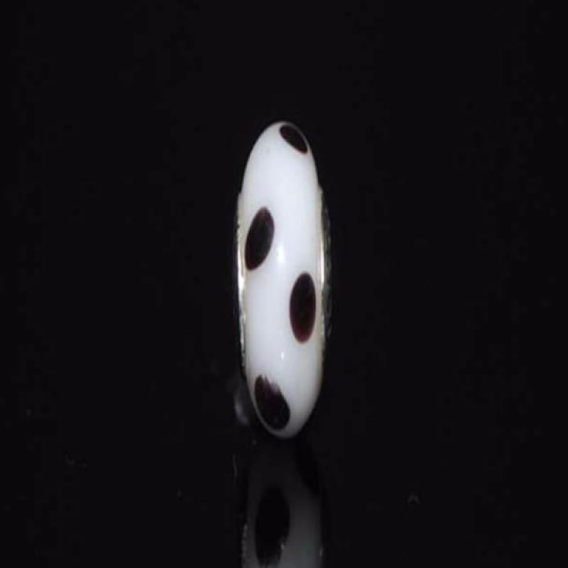 Poka Dot Murano Charm Bead