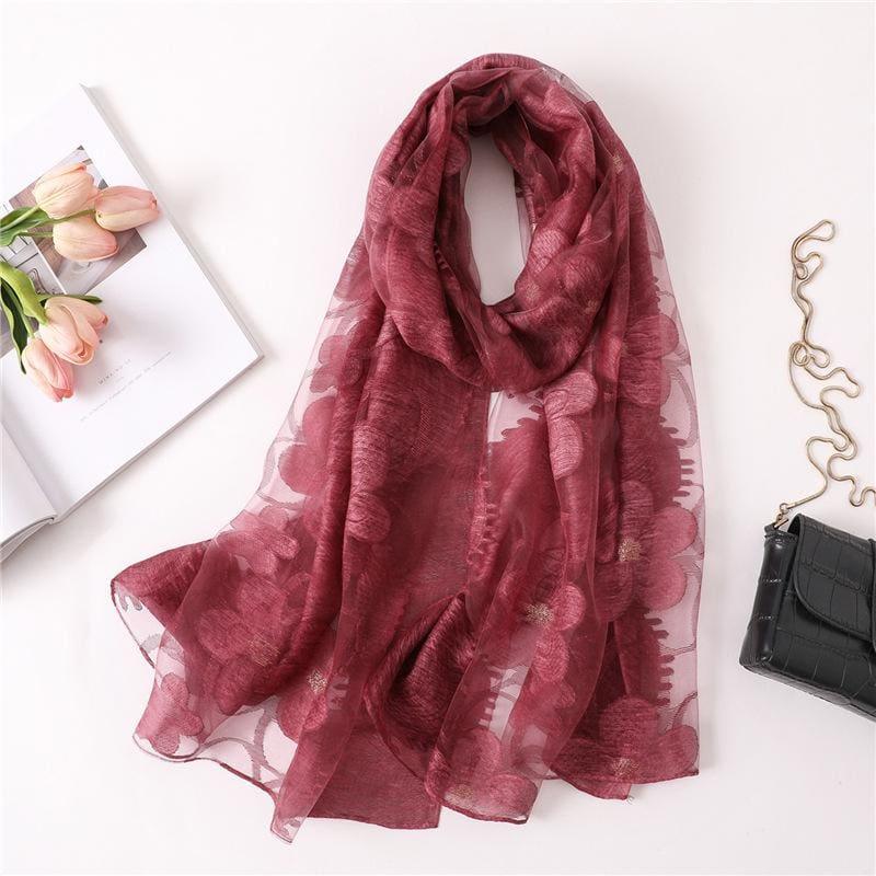 Silk Shawls and Wraps Scarf