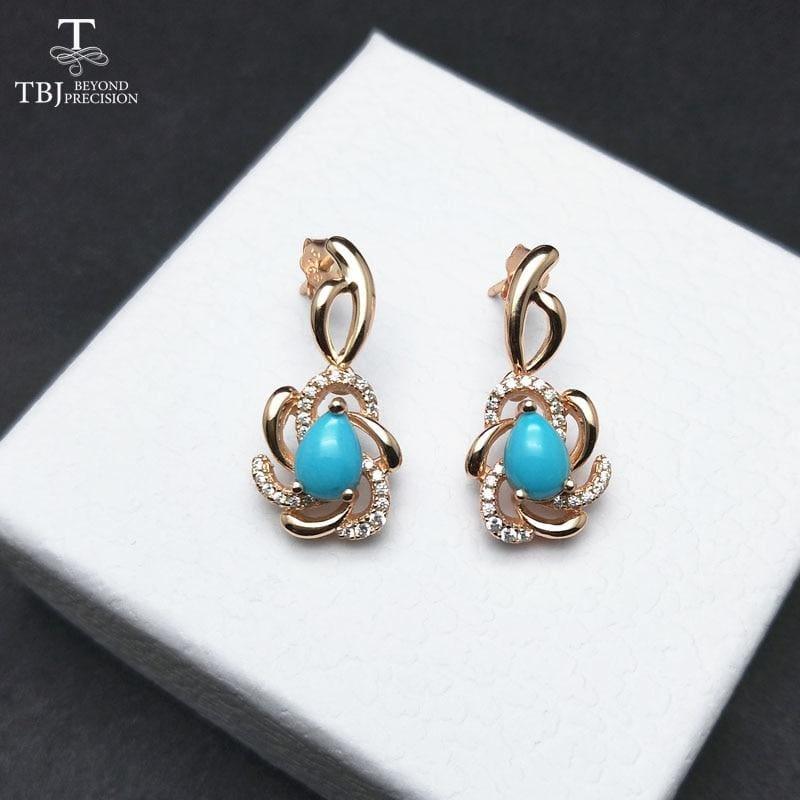 Unique andElegant Turquoise Earring and Ring Jewelry Set