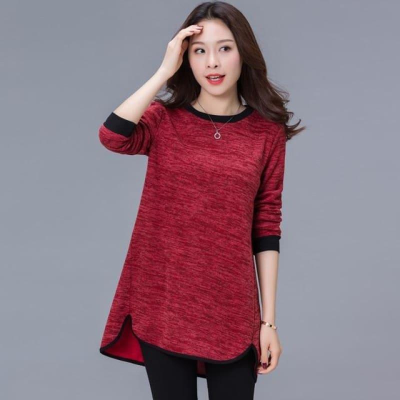 WomenLong Sleeve Casual Loose Top