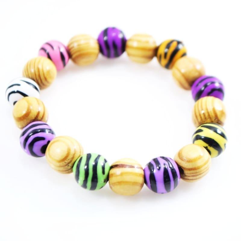 Zebra Acrylic Mix Bracelets