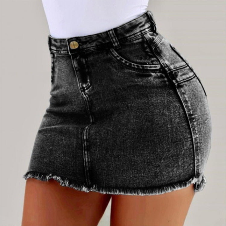 Sexy Bag Hip Denim Skirt Shodg