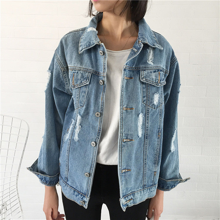 Long-Sleeved Denim Jacket – Shodg