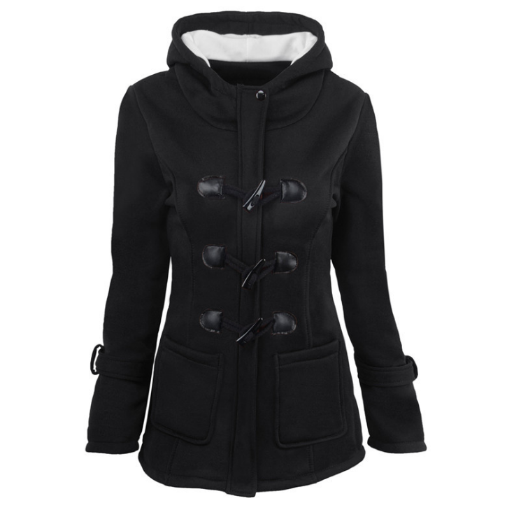 Women'S Long-Sleeved Thick Hooded Jacket – Shodg