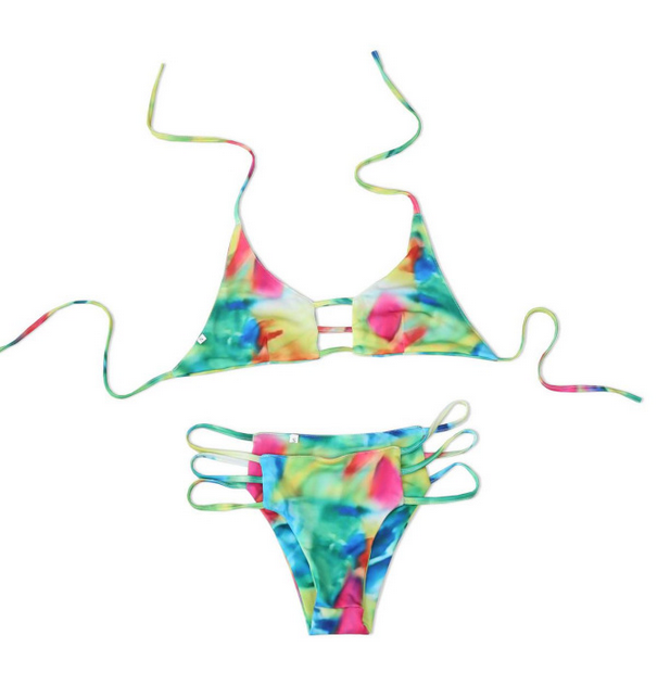 Sexy Split Printing Bikini – Shodg