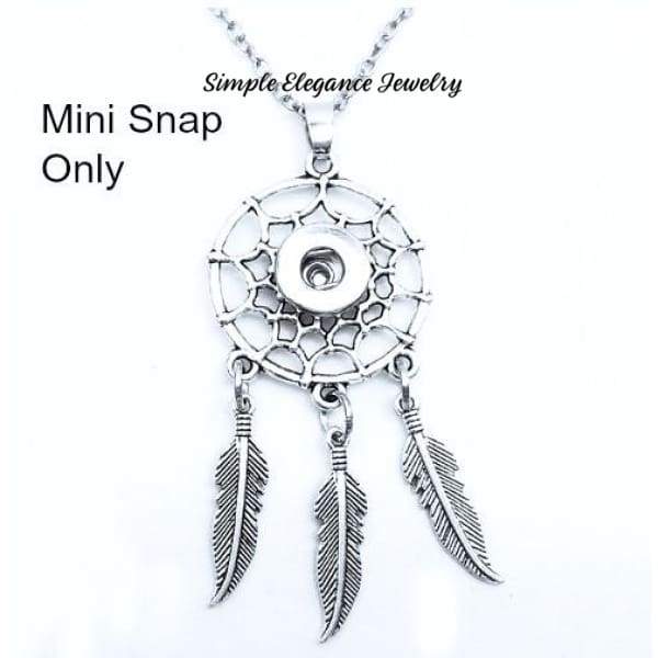 Dream Catcher Snap Necklace