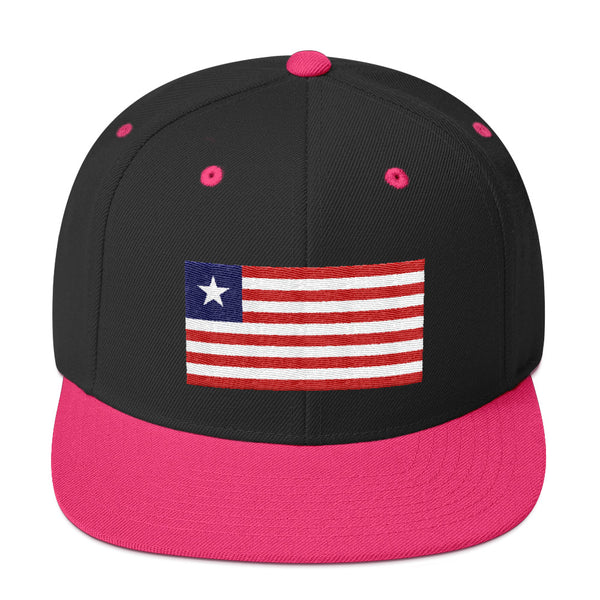 Liberian Flag Snapback Hat