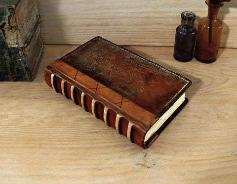 vintage leather journal