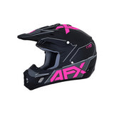 AFX FX-17 Aced Helmet - Matte Black/Pink - Medium