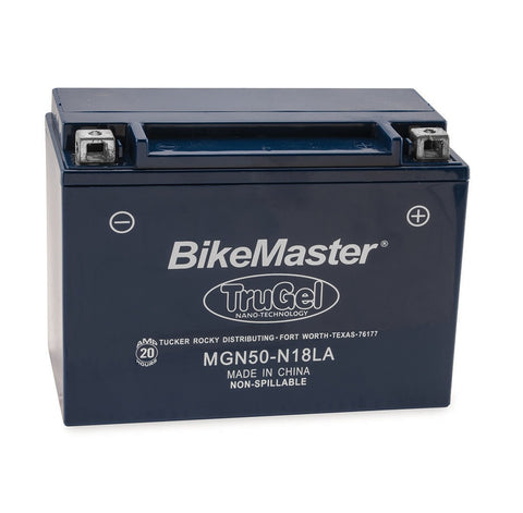 BikeMaster TruGel Battery - 12 Volt - MGN50-N18LA