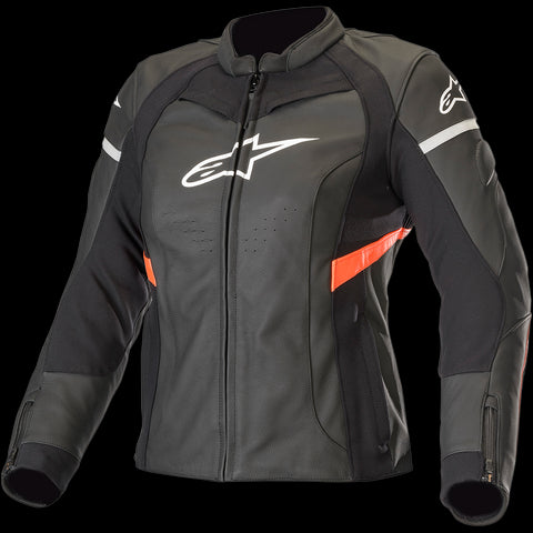 Alpinestars Stella Kira Leather Jacket - Black/Red - 50 – SVS