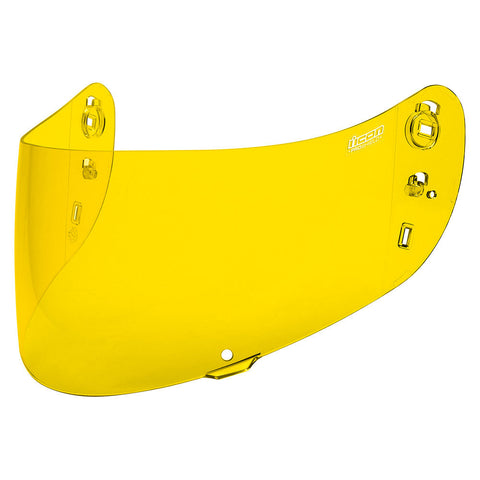 ICON Optics Shield Anti-Fog Outer Shield for Airframe Pro / Airform / Airmada Helmets - Yellow