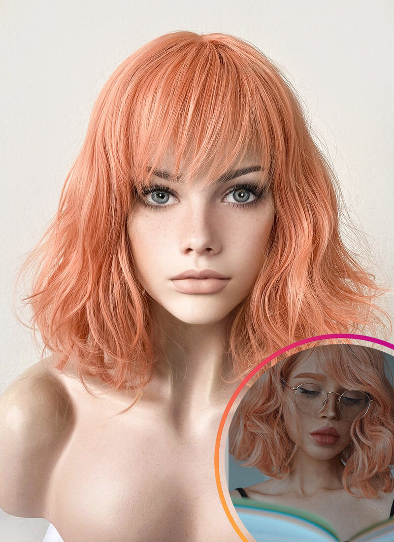 wavy bob synthetic wig