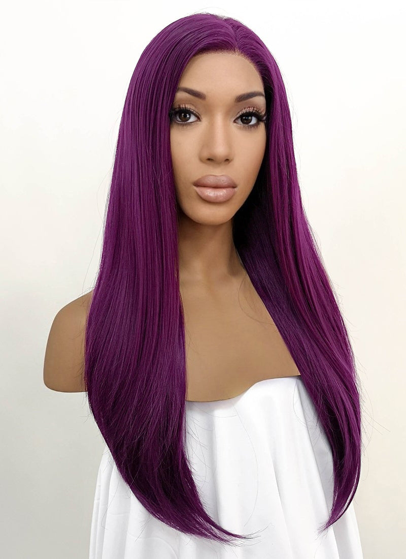 Purple Color Wigs Wig Is Fashion