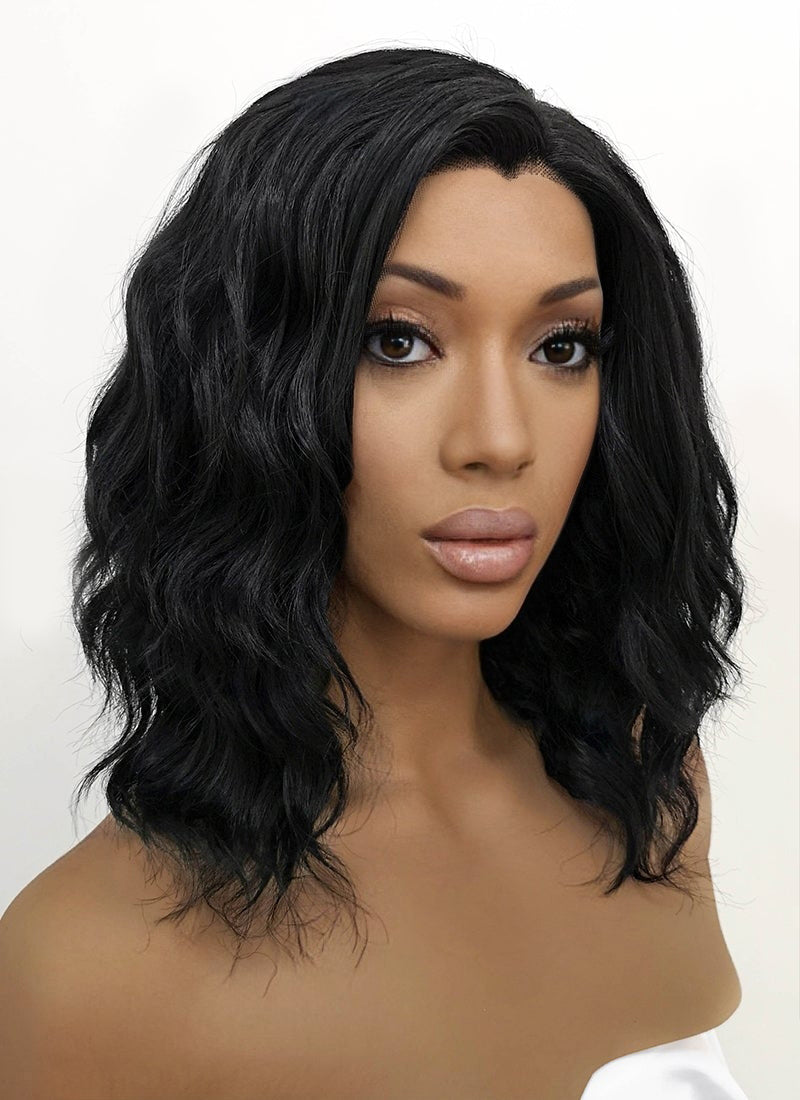 wavy bob synthetic wig