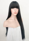 Ash Blue Straight Synthetic Wig NS241