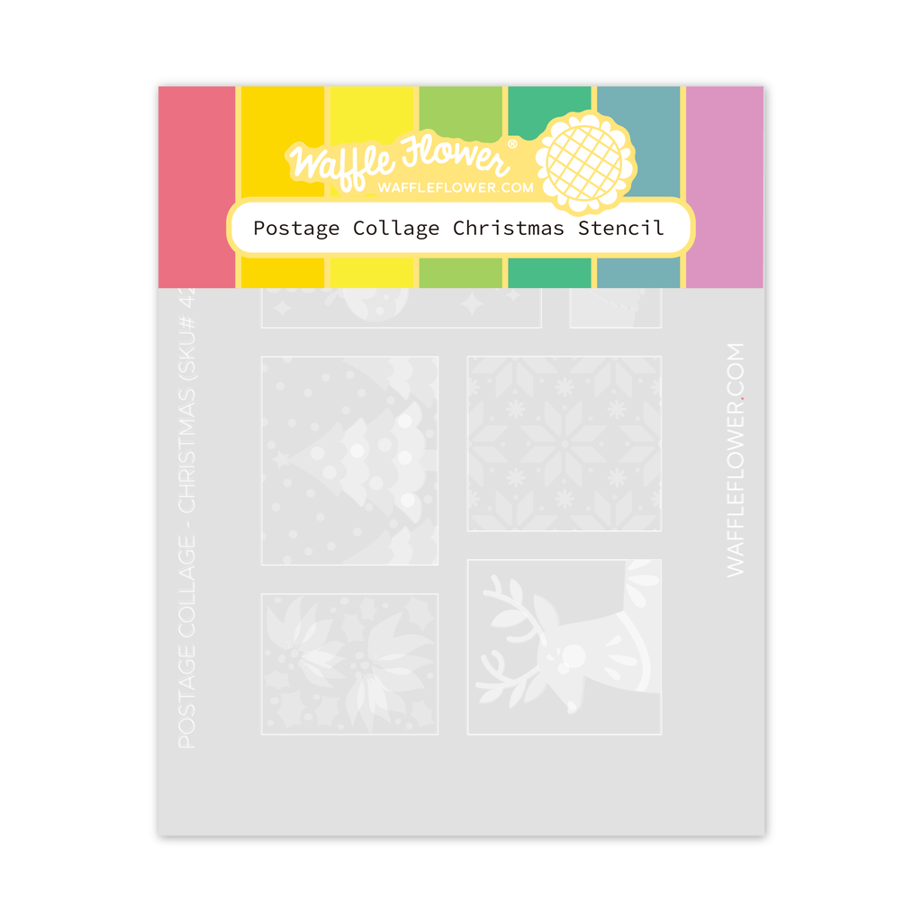 Waffle Flower: Postage Collage | Stamp 421381