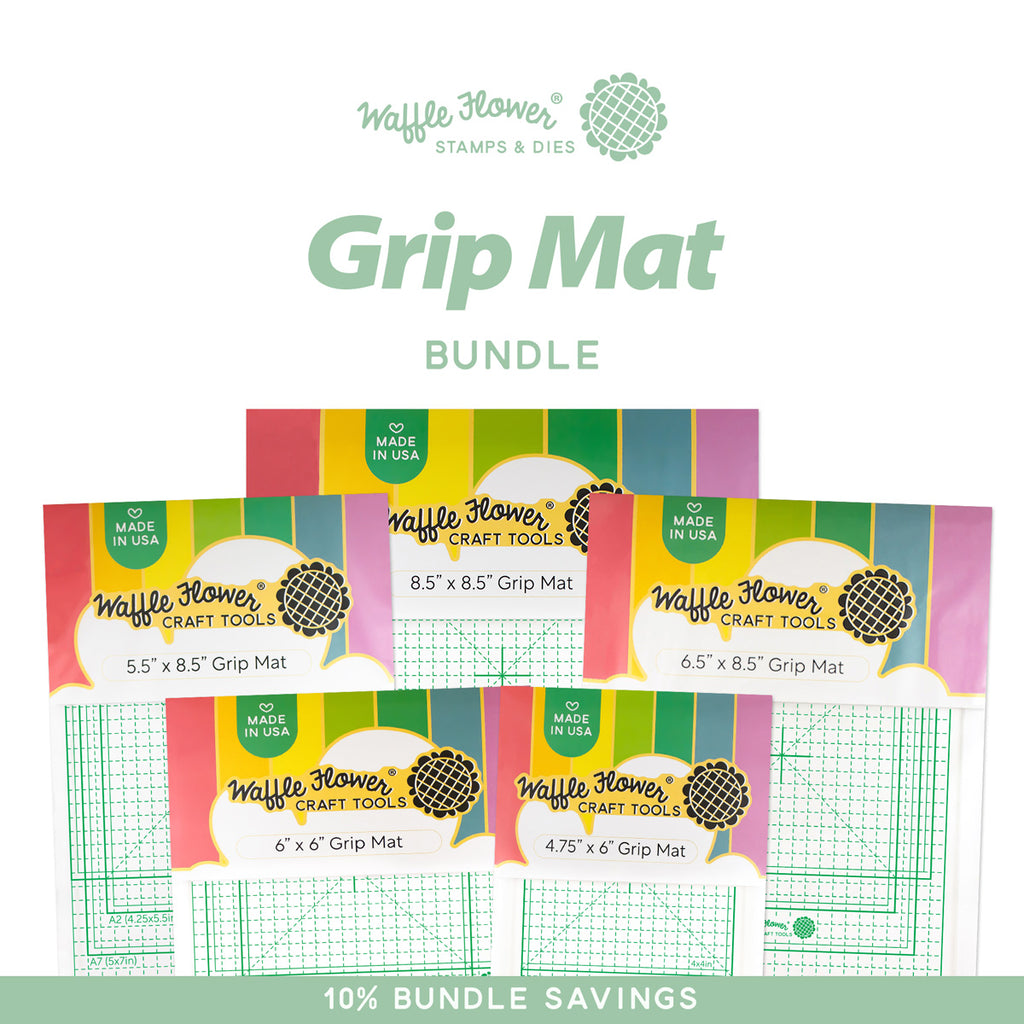 Waffle Flower Grip Mat Bundle