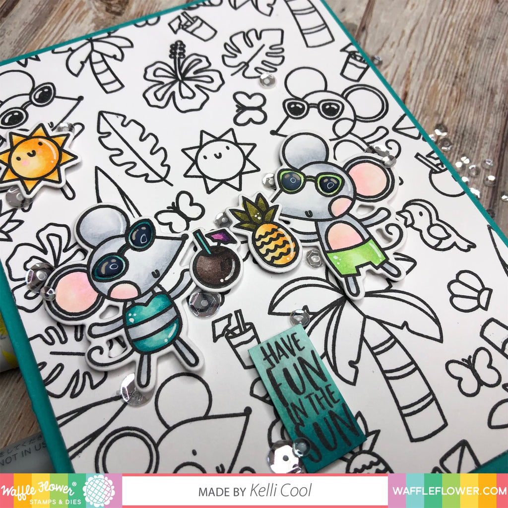Flower and Vine Bullet Journaling Stencil Creates a Variety of