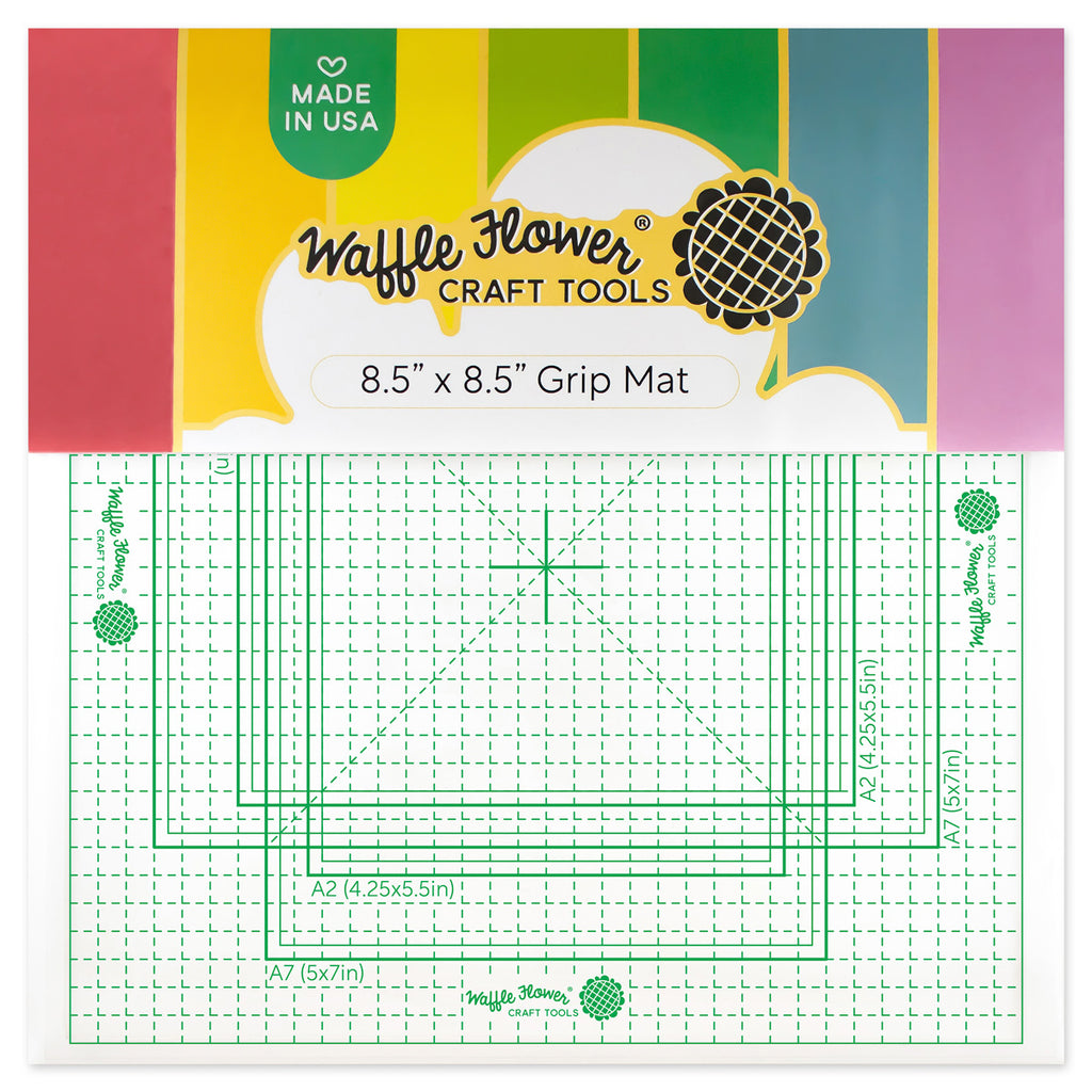 Waffle Flower 6.5 x 8.5 inch Grip Mat Wft074