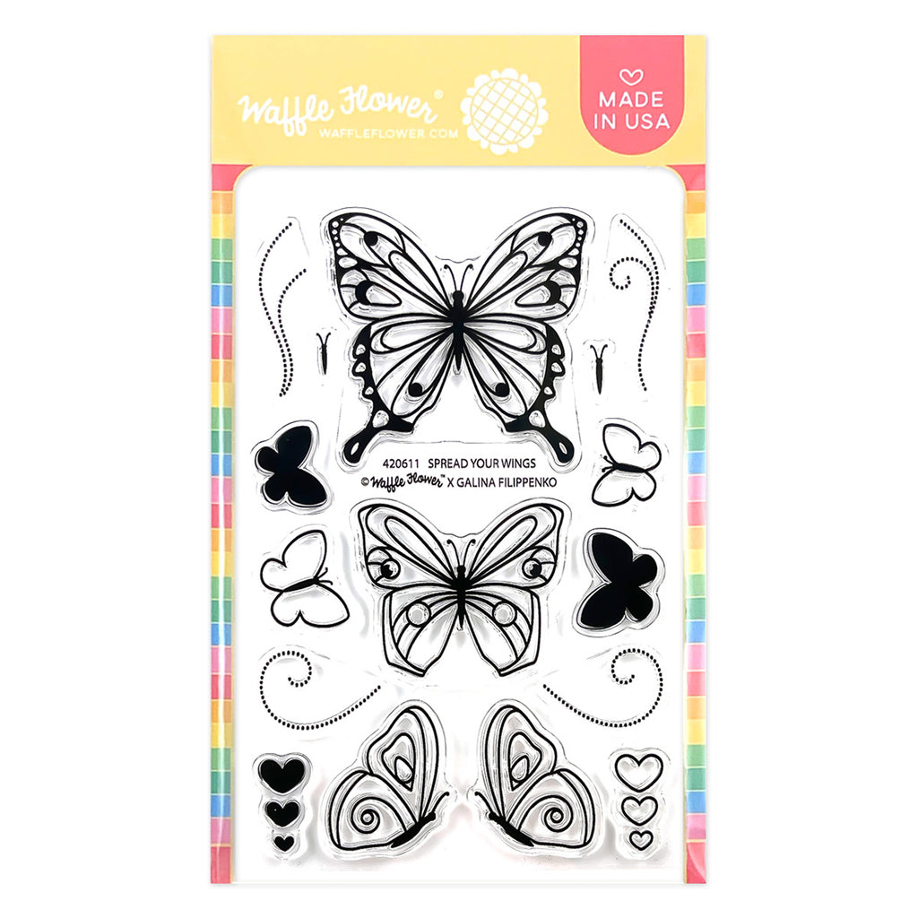 BUTTERFLIES 12×12 DECOR STAMP™