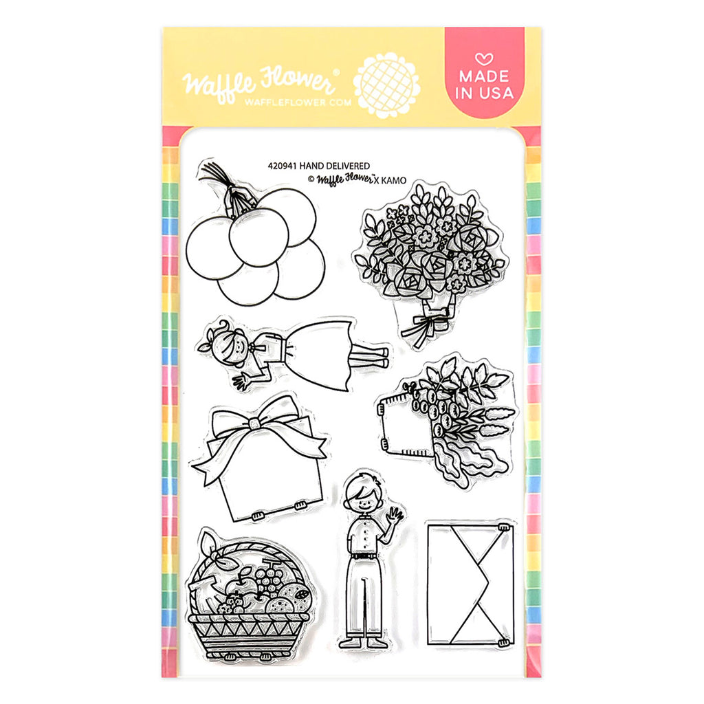 Waffle Flower NEW Stamp and Die Sets Amaryllis or Bow Centerpiece