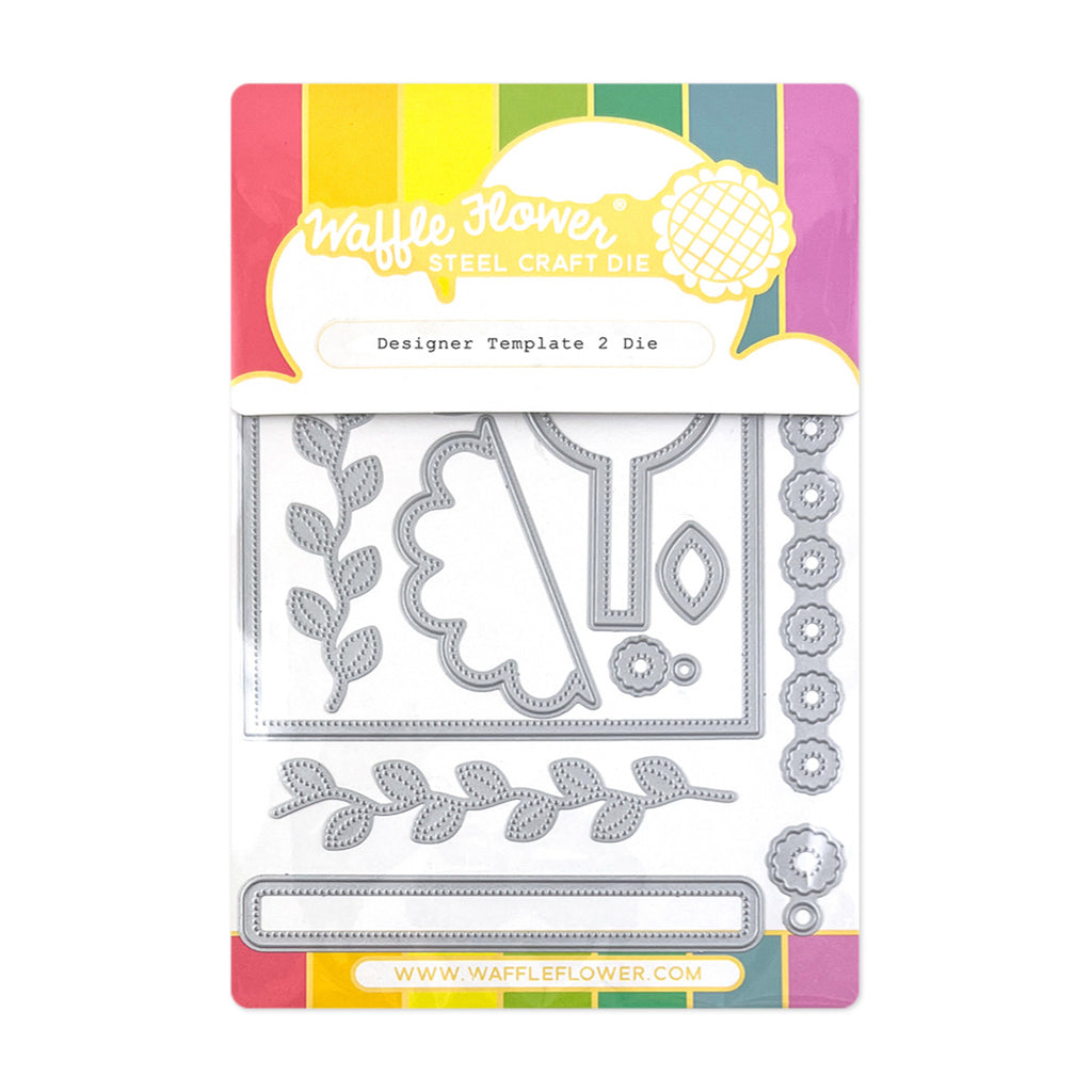 Waffle Flower VIOLET AND PRIMROSE Clear Stamps 420961* – Simon