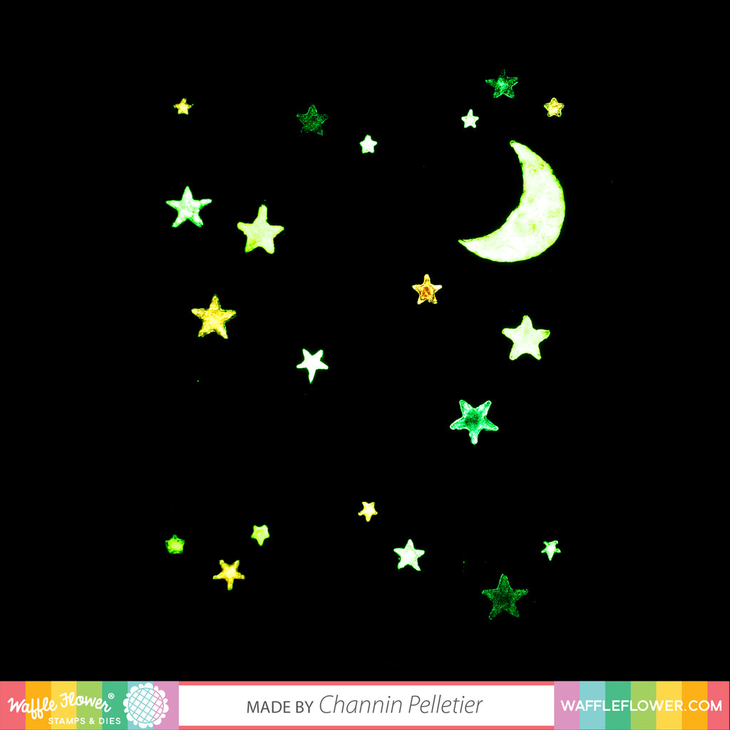 Waffle Flower Moon & Stars  ̹ ˻