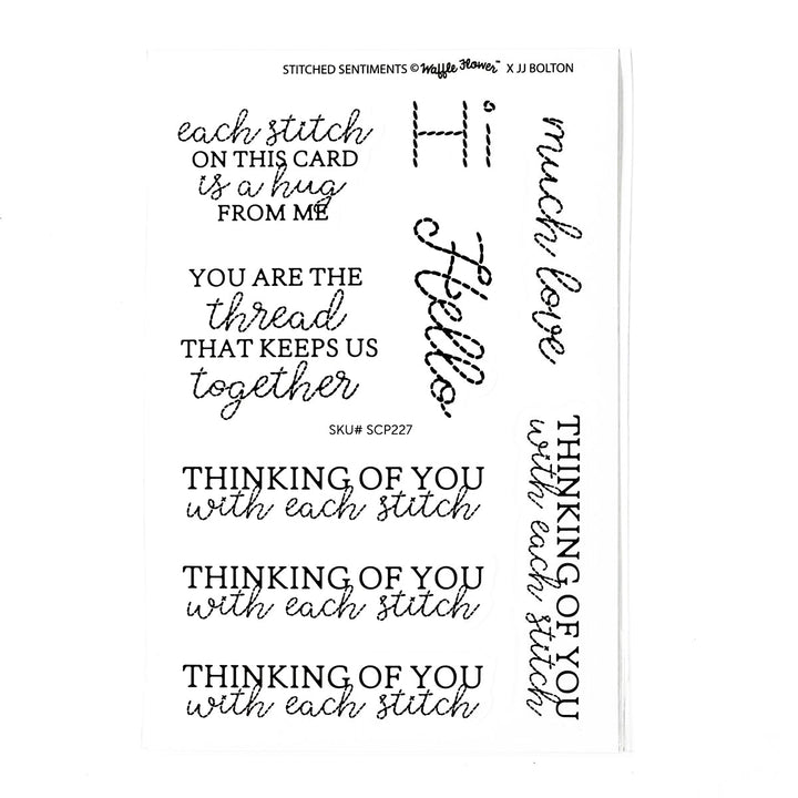 Stitched Sentiments Sticker Sheet