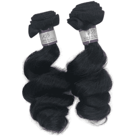 BARE & NATURAL VIRGIN HUMAN HAIR LACE CLOSURE BUNDLE DEAL (BLACK