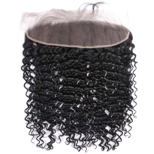 Transparent Lace Frontal Deep Wave Malaysian